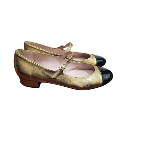 Pretty Ballerinas Leather ballet flats Mary Jane heel Size EU 40/US 10 - Picture 4 of 16
